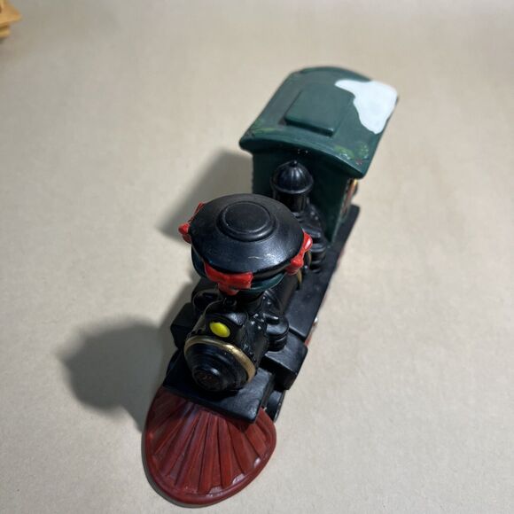 VTG O’ Well 1990s HOLIDAY TIME Train Set, Christmas Collectible Porcelain 3 PC - Picture 7 of 10